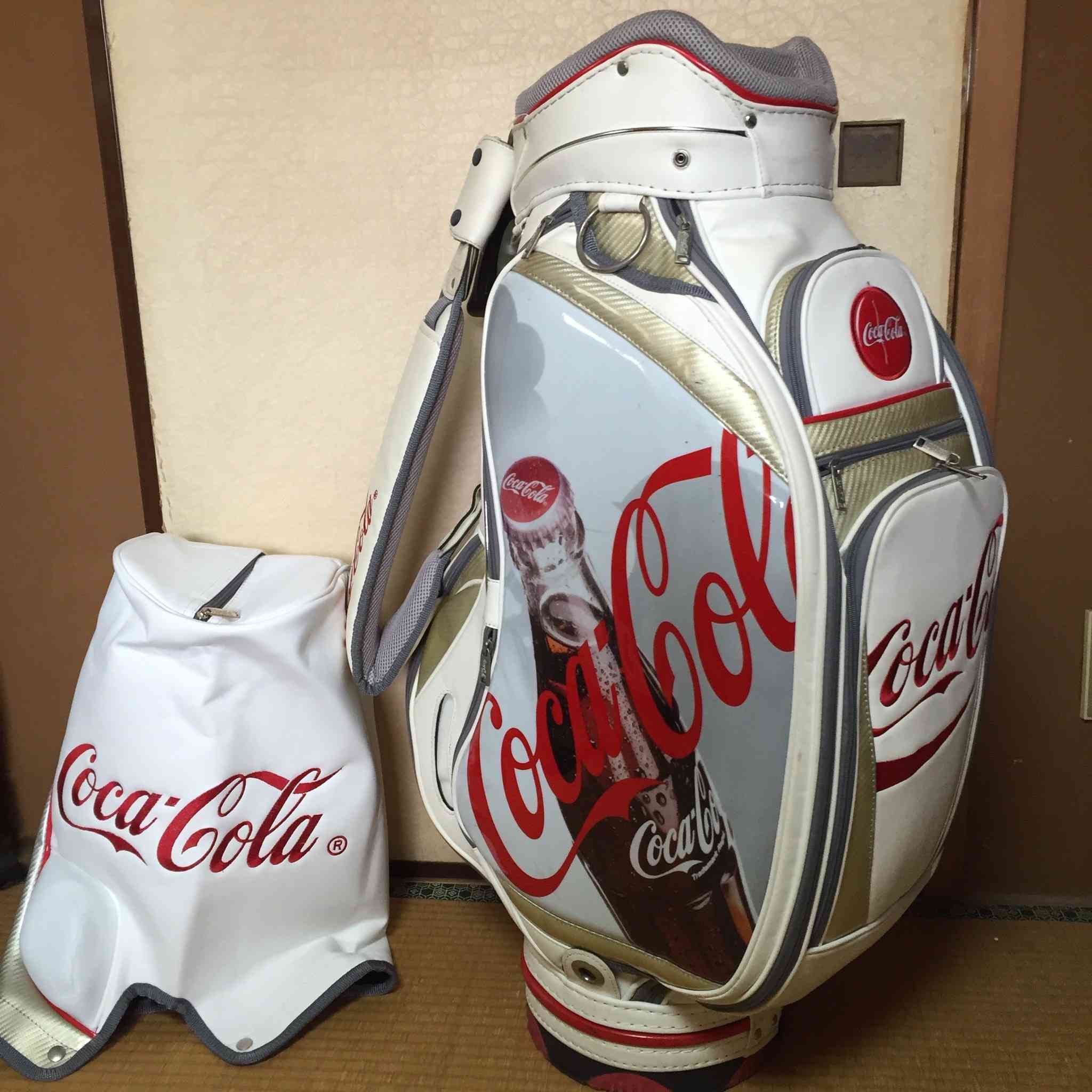 未使用に近い コカコーラ キャディバック限定希少品。Coca-Cola - ゴルフ