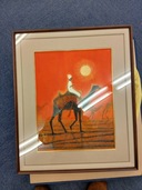 絵画 平山郁夫 朝陽の砂漠を行く（美術品・骨董品）の商品画像 - 査定完了日：2025/12/07 - 最高査定価格：100,000円