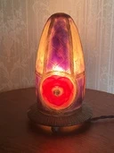 アンリールソー ランプ1923年「バラの窓」（美術品・骨董品）の商品画像 - 査定完了日：2026/03/03 - 最高査定価格：30,000円