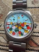 オイスターパーペチュアル 126000 ターコイズブルー セレブレーション（高級時計）の商品画像 - 査定完了日：2026/03/01 - 最高査定価格：2,500,000円