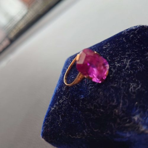 ガーネット 18金 指輪