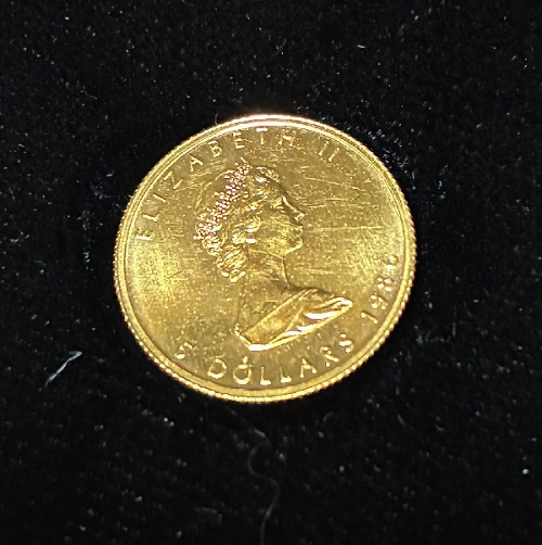 メープルリーフ金貨110オンス 1986年