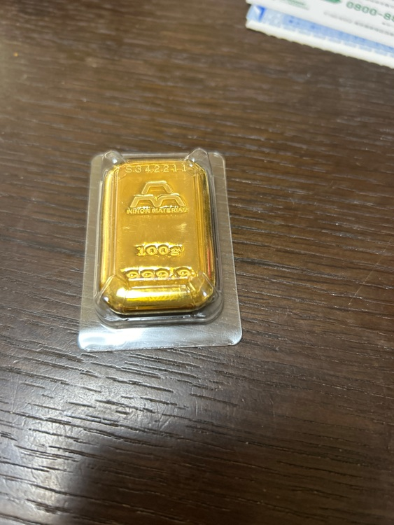 日本マテリアル インゴット100g