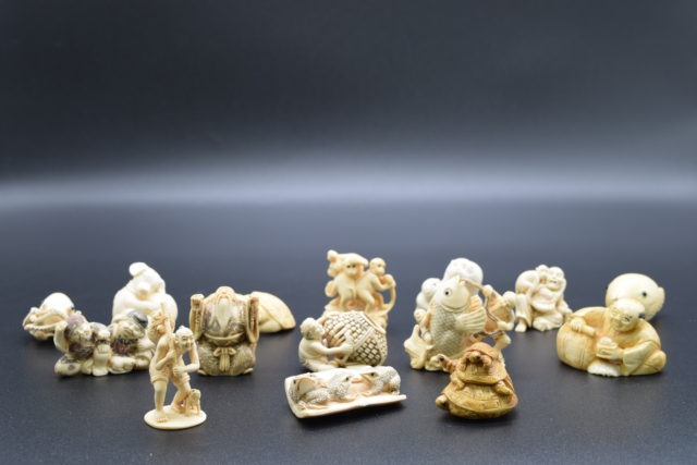 『根付象牙製品』一式