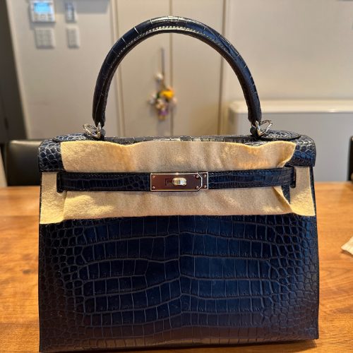 ケリー30 クロコダイル ダークカラートメコン