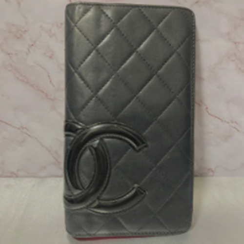 CHANEL カンボンライン　長財布
