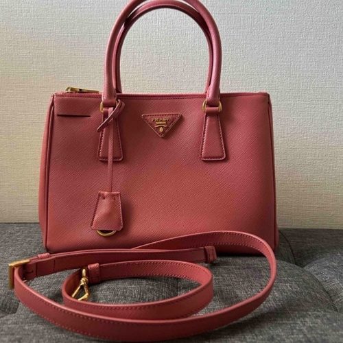 プラダ ガレリア サフィアーノ ルクス 2WAYハンドバッグ