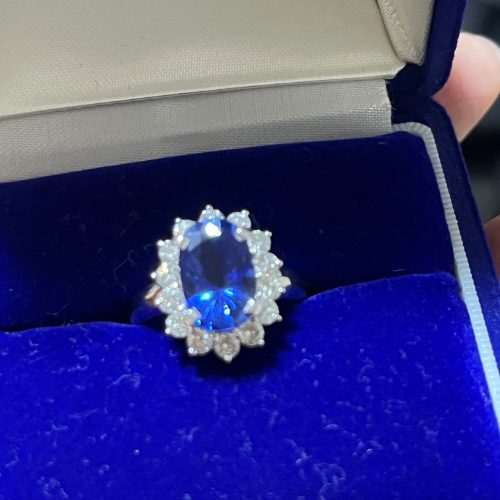 サファイア ダイヤモンドリング