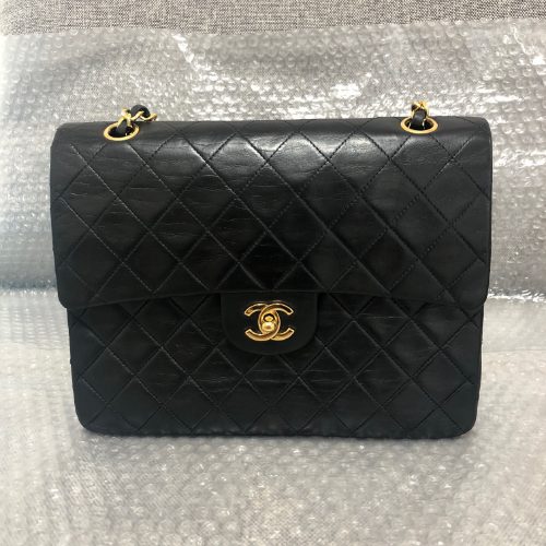 シャネル ラムスキン マトラッセ Wフラップチェーンショルダー