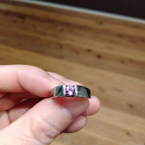 ピンクサファイアリング