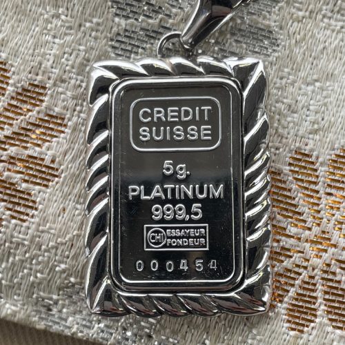 プラチナインゴット 5g ペンダントトップ