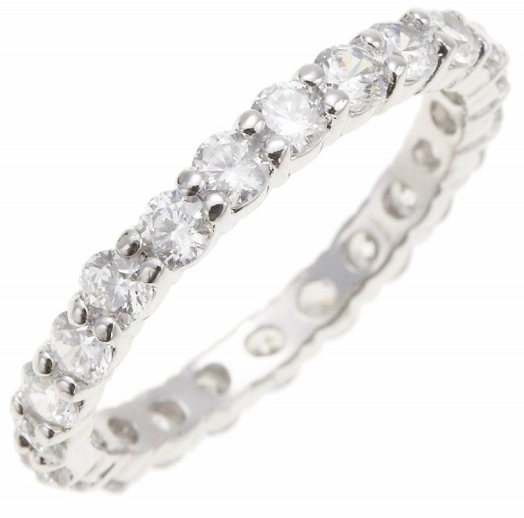 キュービックジルコニアエタニティーリング