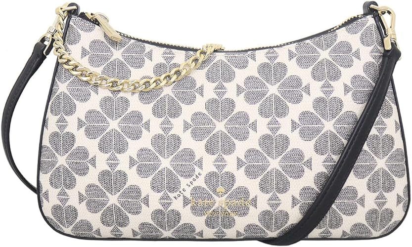 ケイトスペード ショルダーバッグ KI381 ブラックマルチ スペード フラワー PVC コンバーチブル クロスボディー