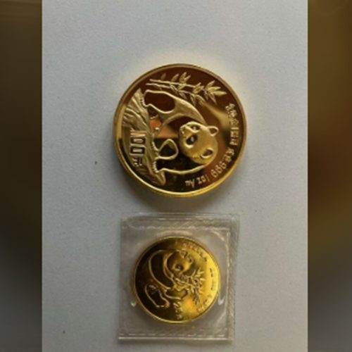 パンダ金貨　１オンス　1989/1990/1986/1994/1988　各1枚