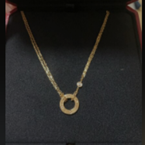 カルティエ ラブサークルネックレス