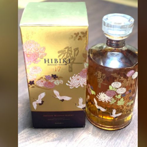 サントリー響17年 意匠ボトル　花鳥風月