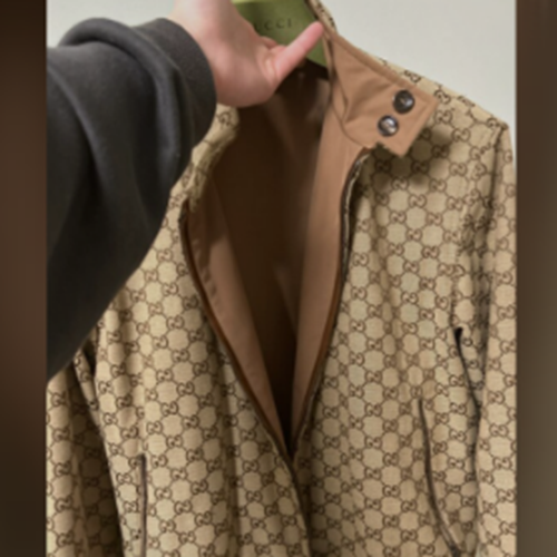 レザー&GGキャンバスリバーシブルジャケット