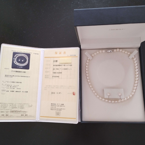 SV/WGアコヤ真珠セット