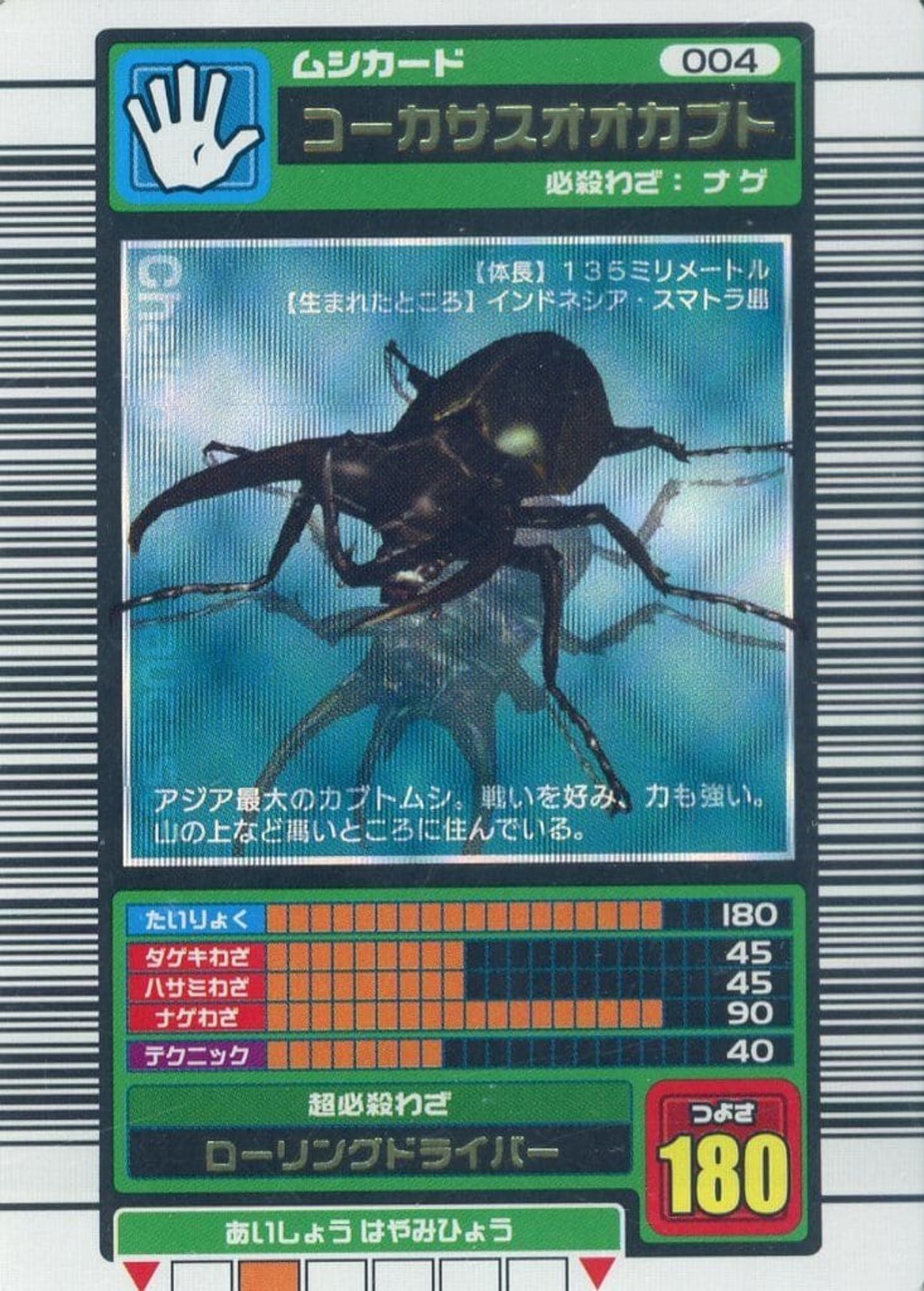 コーカサスオオカブト(青キラ)