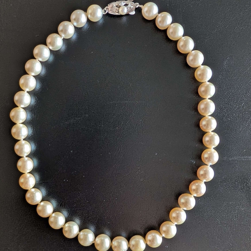 パールネックレス 白蝶 10ミリ