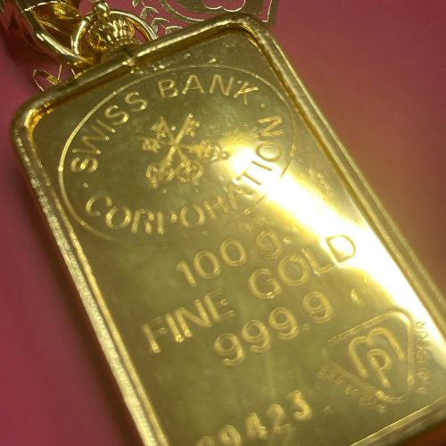 スイス銀行100グラムインゴット