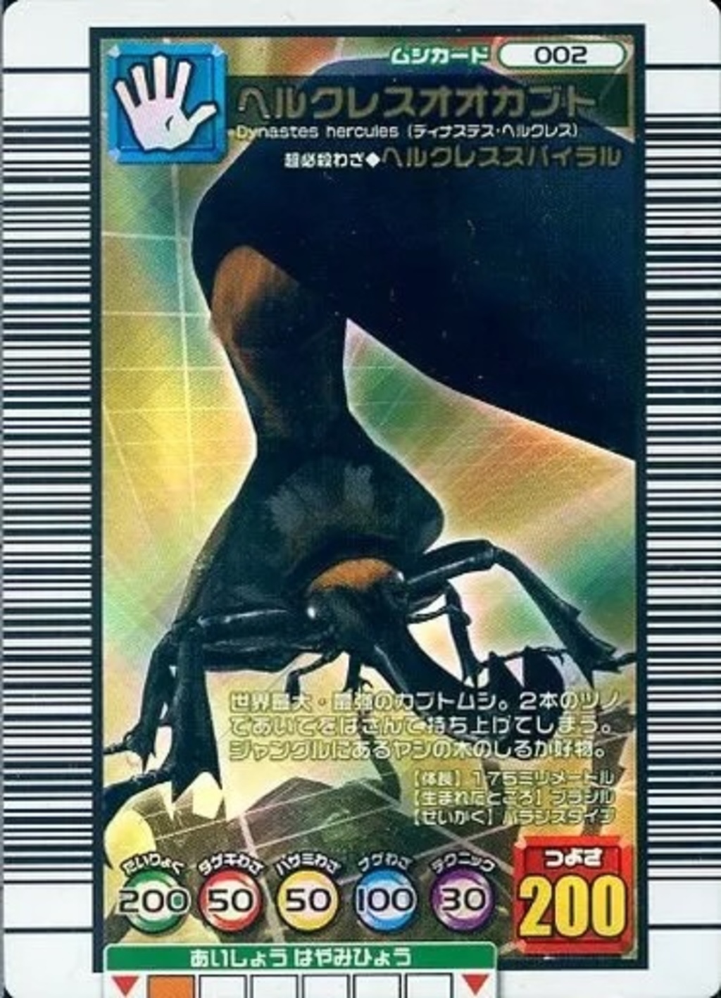 ヘルクレスオオカブト