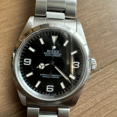 ロレックス エクスプローラー エクスプローラーⅠU番 トリチウム シリアル56244