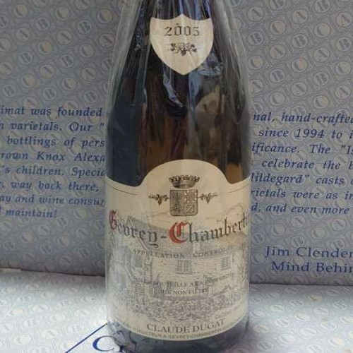 ２００５年　クロード・デュ　ガジュヴレ・シャンベルタン
