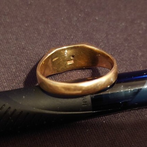 メレダイヤ入り18金リング