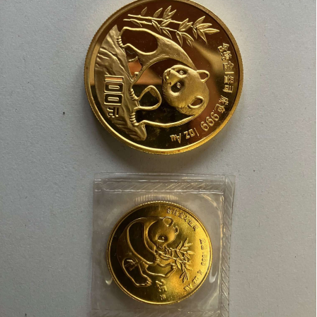 パンダ金貨　１オンス　1989/1990/1986/1994/1988　各1枚