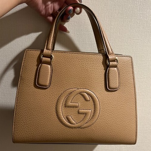 【アウトレット】GUCCI　SOHO　サッチェルミニ バック カメリア