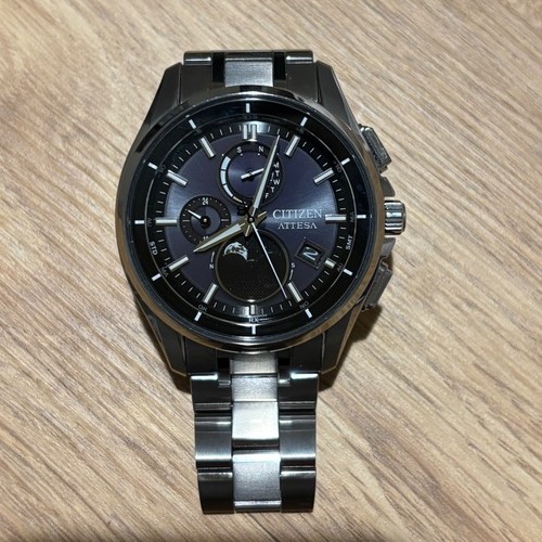 シチズン　アテッサTI 黒文字盤
