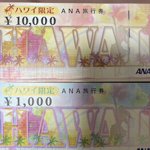 ANA旅行券ハワイ限定