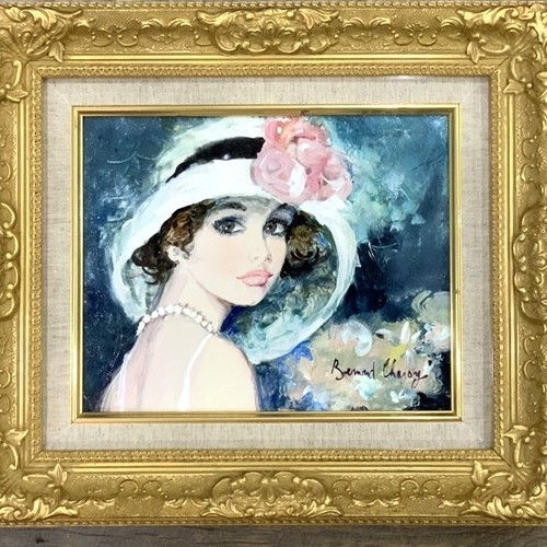 シャロワ「ルイーズ」油彩26.5×21 原画 箱有