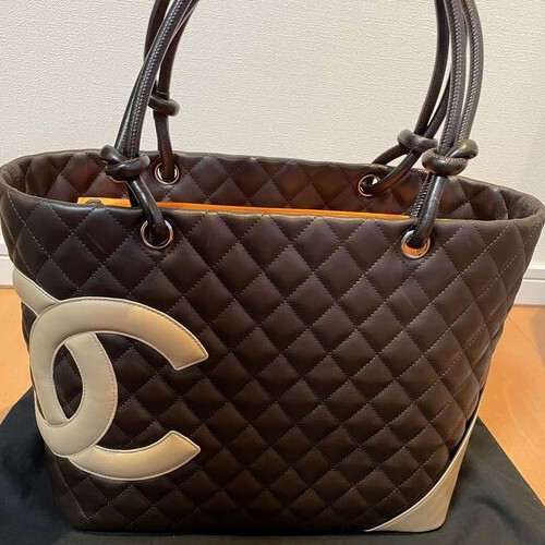 CHANEL カンボンライン ラージ トートバッグ ココマーク