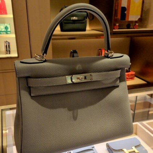 ケリー28、K刻印、グリパンタン、シルバー金具、トゴ内縫い