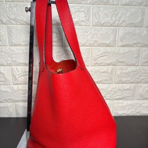 エルメス ピコタンロックMM トリヨンクレマンス ルージュクー A刻印