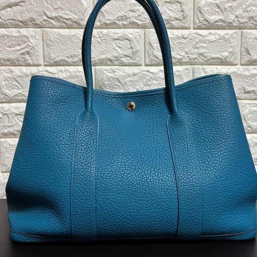 エルメス ガーデンパーティPM ネゴンダ ブルーイズミール C刻印