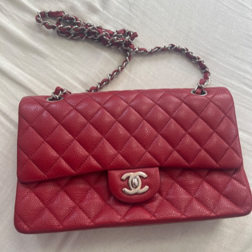 マトラッセ25cm ダブルフラップバッグ