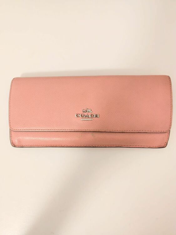 コーチ財布ピンク