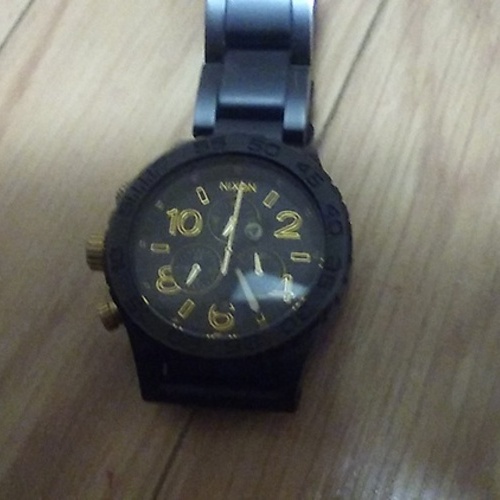 [ニクソン]NIXON 42-20 CHRONO MATTE BLACK/GOL