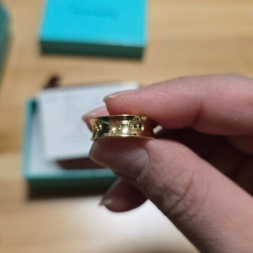 TIFFANY K18 1837 ベーシックリング