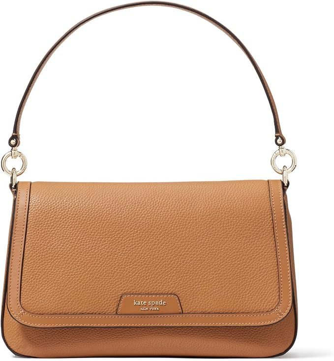 ケイトスペード フラップショルダーバッグ ニューヨーク ハドソン ペブルド レザー