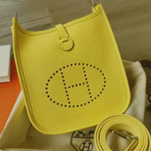 エブリン16、リモンチェロ色、シルバー金具、w刻印