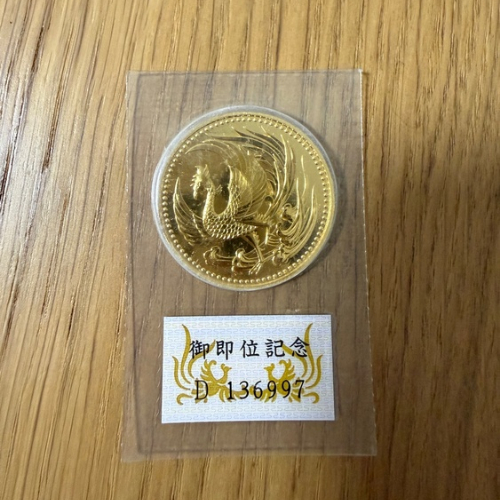 御即位記念10万円金貨30g