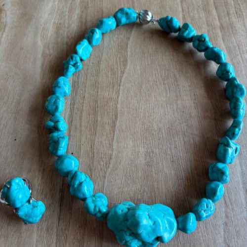 ターコイズネックレスセット