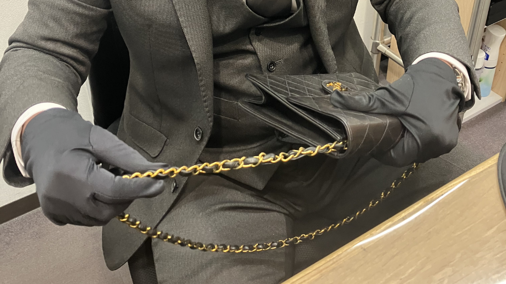 大黒屋 質新宿通り店_シャネル マトラッセ プッシュロック チェーンショルダー 黒_チェーン