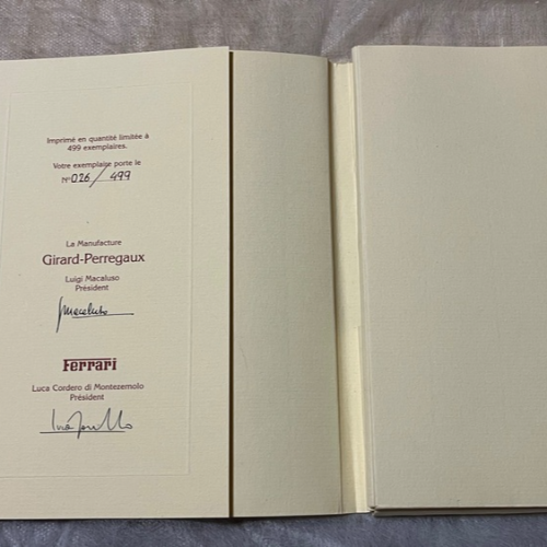 ジラール・ペルゴ GIRARD-PERREGAUX 9015 フェラーリ スプリ