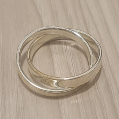 ティファニー1837インターロッキングサークルリングシルバー