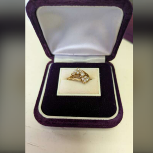 18金ダイヤモンドリング